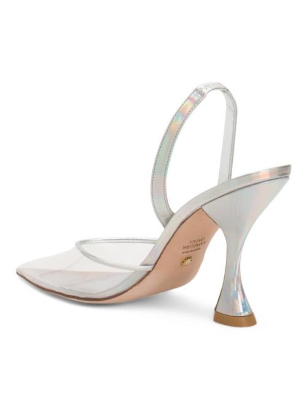 STUART WEITZMAN Made In Spain Xcurve 100 Slingback Pumps - Picture 2 of 3